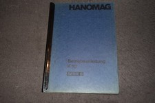 Operating Instructions Manual Hanomag Chain Tractor K10 Series B 1968