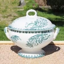 Ancien soupière en faïence