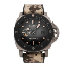 Panerai Submersible Navy Seals Boutique Exclusive Titane Camo Auto PAM 1669