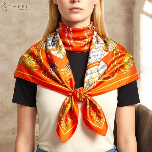 Rare vintage foulard soie - rare, en