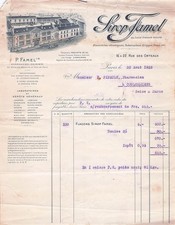75 PARIS pharmacien FAMEL 1925