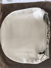 Authentic GUCCI White Horsebit