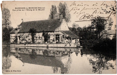 Cpa bazoches du morvan - 58,