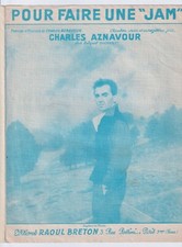 CHARLES AZNAVOUR PARTITION