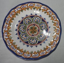 Assiette Faïence de MARTRES TOLOSANE 23.5 cm (signée, très bon état)