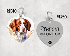 Médaille pour chien Epagneul