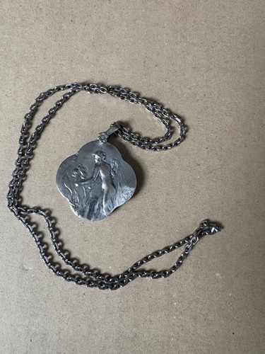 Pendentif miroir 1900 - miroir, art