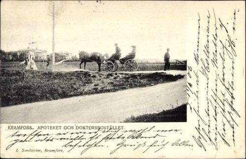 Postcard kramfors sweden - kramfors,