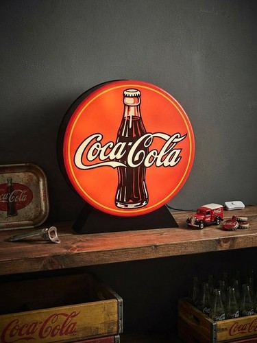 Enseigne coca cola lumineuse - coca,