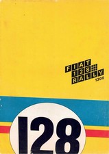 Catalogue Brochure Fiat 128 Rally 1300 1972 France