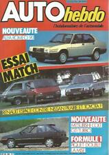 AUTO HEBDO N°426 ALFA 90 / MITSUBISHI COLT GTI TURBO / NISSAN PRAIRIE / ESPACE 