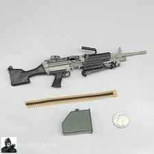 1:6 scale Hasbro GI Joe M249 SAW Machine Gun USED READ for 12" Figures