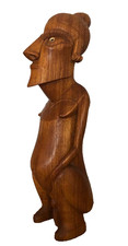 Statuette moai île de Pâques