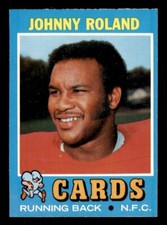 1971 Topps Football #123 Johnny Roland NM/MT *d5