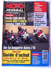 N°1078 MOTO JOURNAL; Spécial Guide d'achat, 180 modèles de 125 à 1500 cm3