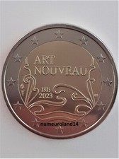 DISPO, 2 euro BELGIQUE 2023 L'art nouveau. NEUVE, envoi en suivi.