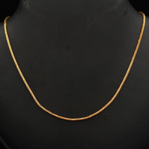 Collier chaîne figaro - en, or