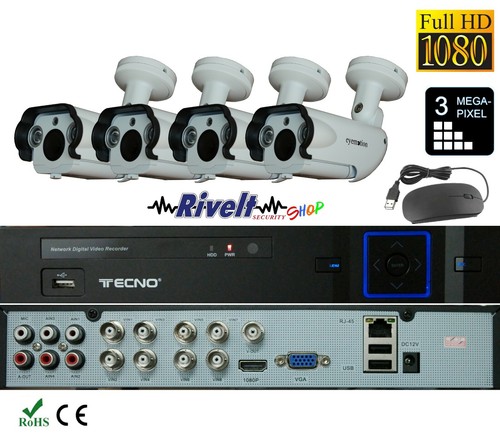 Kit caméra avec dvr voies - 8,