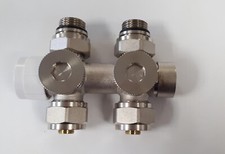 Vanne thermostatique double en