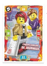 Carte Lego Ninjago - 2020 - N°53 - L'équipe livreur de journaux
