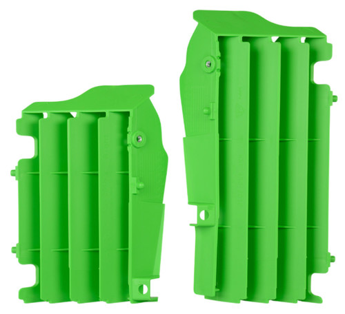 Acerbis radiator louvers green - radiator,