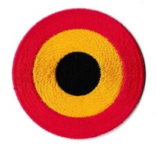Patche patch écusson Belgique cocarde aviation Belge brodé hotfix