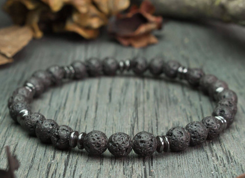 Bracelet perles pierre - bracelet,