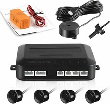 Kit Radar de Recul Aide Stationnement Arrière Voiture 4 Capteurs bip Automatique