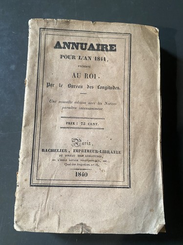 Annuaire pour 1841 au - l'an,