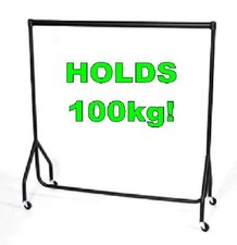 Super Résistant Tringle 6ft Long X 5ft Haut Vêtement Suspendu Rangement Rack