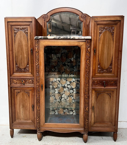 Buffet vitrine époque art - buffet,
