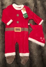 Ensemble Tenue De Père Noël Vêtement bébé garcon 12 Mois Neuf