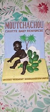advertising plaster MOUCHACHOU early 20th century 