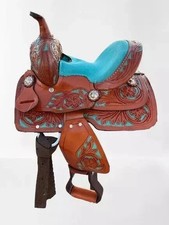 Selle en cuir de course de