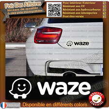 Sticker autocollant waze gps tomtom anti radar securité garmin map decal coyotte