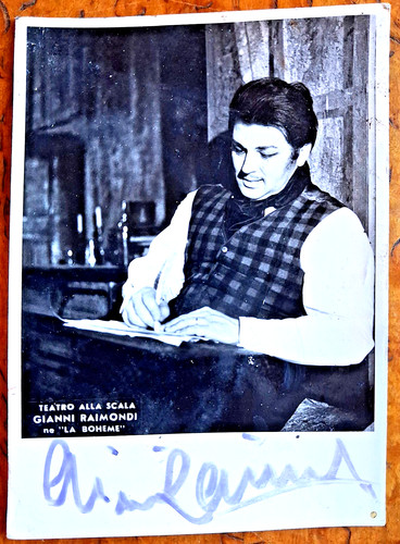 Autographe gianni raimondi - autographe,