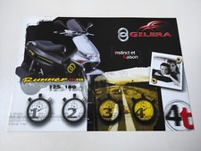Gilera Runner 125 et 180 de 2001 Prospectus Catalogue Brochure Moto