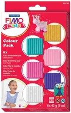 [Ref:8032 02] FIMO kids Kit pâte à modeler Girlie 6 blocs de 42g spécial