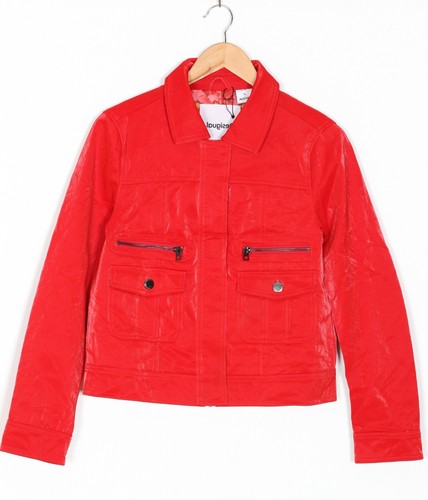 Veste simili cuir brillant - veste,