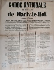 M*34-POSTER-ARMY OF ITALY-WAR-DECLARATION NAPOLÉON III TO SOLDIERS-MAY 1859