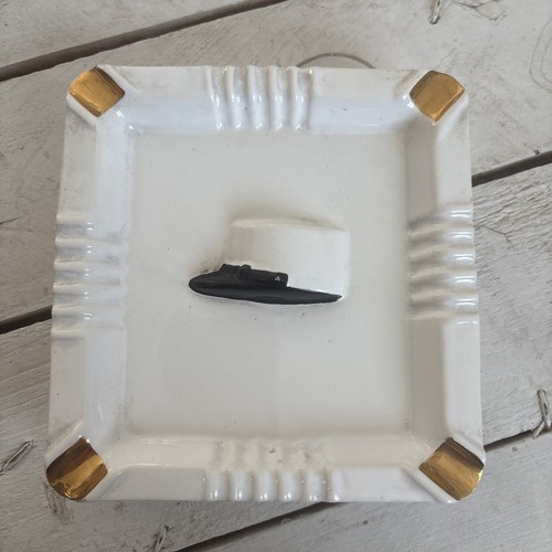 Ancien cendrier képi - kÉpi, blanc