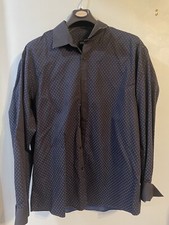 Parc 81 Button Down Shirt Size 2XL Blue Men's 100% cotton
