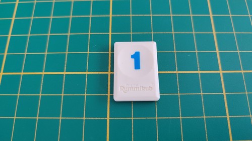 Tuile chiffre bleu - chiffre,