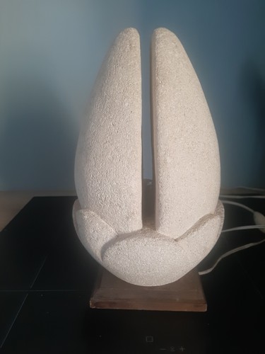Lampe vinyage travertin - lampe, 70