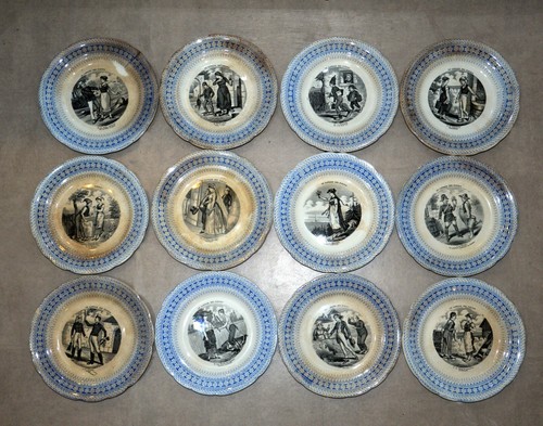 Assiettes parlantes langage - 12,