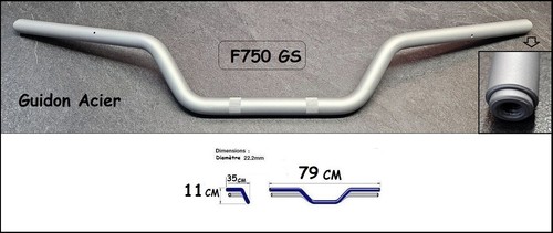 Guidon type origine f750gs - type,
