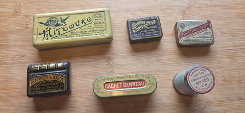 Lot boîtes metalliques - lot,