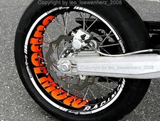 Autocollant de Jante Supermoto