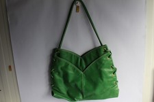LANCEL Sac à main cuir vert