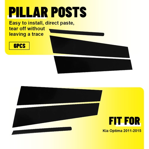Black pillar trim for kia - trim,